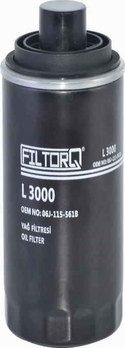 FILTORQ L3000 - Oil Filter car-mod.net