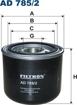 Filtron AD785/2 - Air Dryer Cartridge, compressed-air system car-mod.net