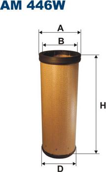 Filtron AM446W - Secondary Air Filter car-mod.net