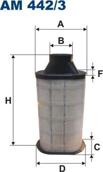 Filtron AM442/3 - Engine Air Filter car-mod.net