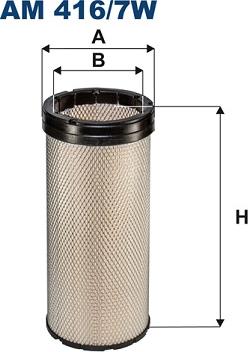 Filtron AM416/7W - Secondary Air Filter car-mod.net