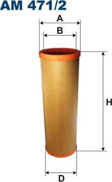 Filtron AM471/2 - Secondary Air Filter car-mod.net