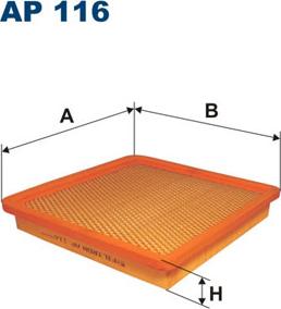Filtron AP116 - Engine Air Filter car-mod.net
