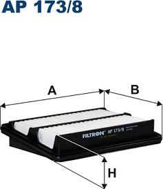 Filtron AP 173/8 - Engine Air Filter car-mod.net