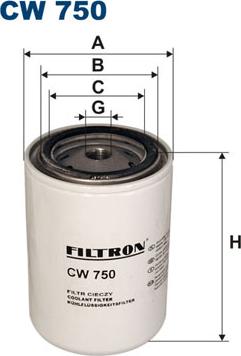 Filtron CW750 - Coolant Filter car-mod.net