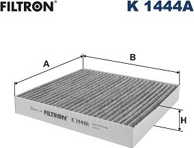 Filtron K 1444A - Filter, interior air car-mod.net