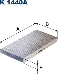 Filtron K 1440A - Filter, interior air car-mod.net