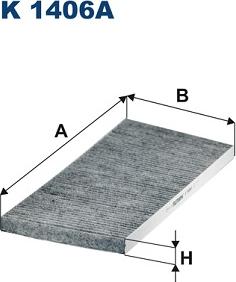 Filtron K 1406A - Filter, interior air car-mod.net
