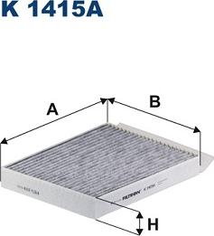 Filtron K 1415A - Filter, interior air car-mod.net