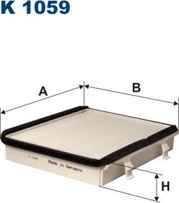 Filtron K1059 - Filter, interior air car-mod.net