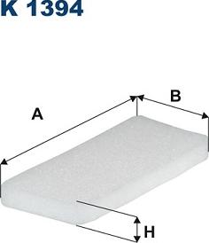 Filtron K1394 - Filter, interior air car-mod.net