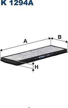 Filtron K 1294A - Filter, interior air car-mod.net
