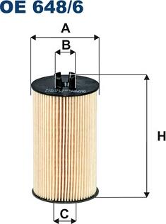 Filtron OE648/6 - Oil Filter car-mod.net