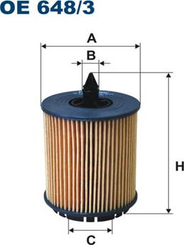 Filtron OE648/3 - Oil Filter car-mod.net