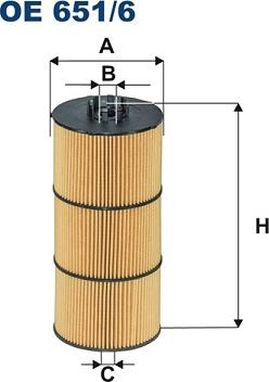 Filtron OE651/6 - Oil Filter car-mod.net