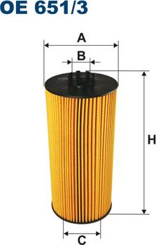 Filtron OE651/3 - Oil Filter car-mod.net