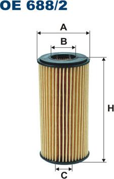 Filtron OE688/2 - Oil Filter car-mod.net