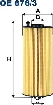 Filtron OE676/3 - Oil Filter car-mod.net