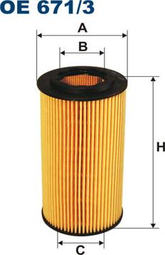 Filtron OE671/3 - Oil Filter car-mod.net