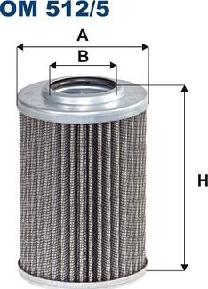Filtron OM512/5 - Hydraulic Filter, automatic transmission car-mod.net