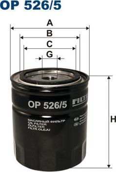 Filtron OP526/5 - Oil Filter car-mod.net