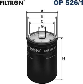 Filtron OP526/1 - Oil Filter car-mod.net