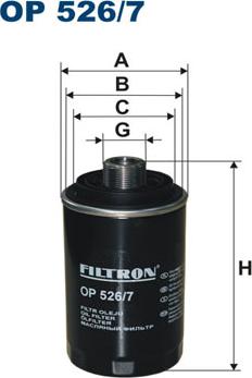 Filtron OP526/7 - Oil Filter car-mod.net