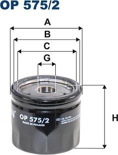 Filtron OP575/2 - Oil Filter car-mod.net