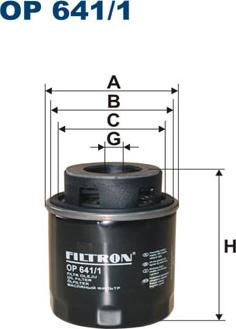Filtron OP641/1 - Oil Filter car-mod.net