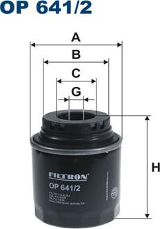 Filtron OP641/2 - Oil Filter car-mod.net
