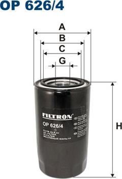 Filtron OP626/4 - Oil Filter car-mod.net