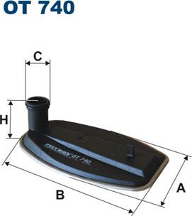 Filtron OT740 - Hydraulic Filter, automatic transmission car-mod.net