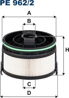 Filtron PE 962/2 - Fuel filter car-mod.net