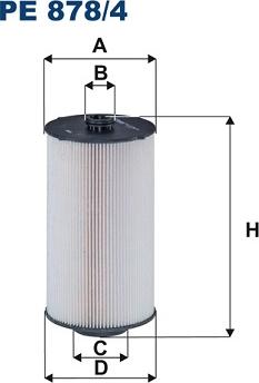 Filtron PE878/4 - Fuel filter car-mod.net