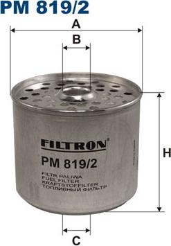 Filtron PM819/2 - Fuel filter car-mod.net