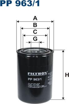 Filtron PP963/1 - Fuel filter car-mod.net
