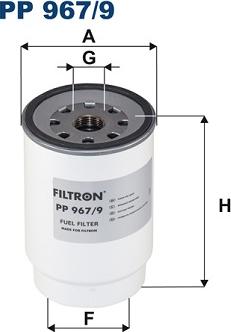 Filtron PP 967/9 - Fuel filter car-mod.net