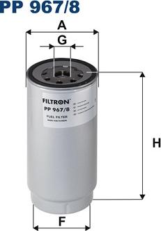 Filtron PP 967/8 - Fuel filter car-mod.net