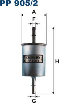 Filtron PP905/2 - Fuel filter car-mod.net