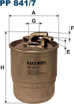 Filtron PP841/7 - Fuel filter car-mod.net