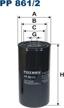 Filtron PP861/2 - Fuel filter car-mod.net