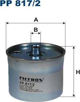 Filtron PP817/2 - Fuel filter car-mod.net
