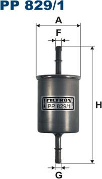 Filtron PP829/1 - Fuel filter car-mod.net