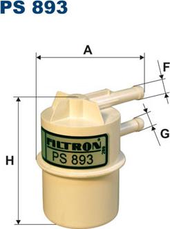 Filtron PS893 - Fuel filter car-mod.net