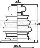 First Line FCB6185 - Bellow, drive shaft car-mod.net