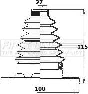 First Line FCB6134 - Bellow, drive shaft car-mod.net
