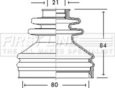First Line FCB2699 - Bellow, drive shaft car-mod.net