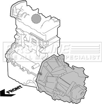 First Line FEM4122 - Holder, engine mounting car-mod.net