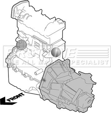 First Line FEM3099 - Holder, engine mounting car-mod.net