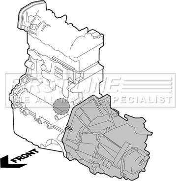 First Line FEM3845 - Holder, engine mounting car-mod.net